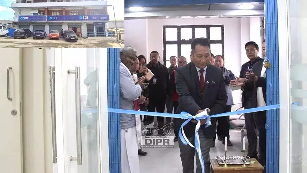 Nagaland : SBI चेडेमा ब्रांच को केयाके में शिफ्ट किया गया