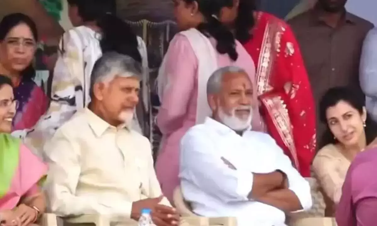 Andhra: चंद्रबाबू नायडू ने नारावरिपल्ले में मनाई संक्रांति