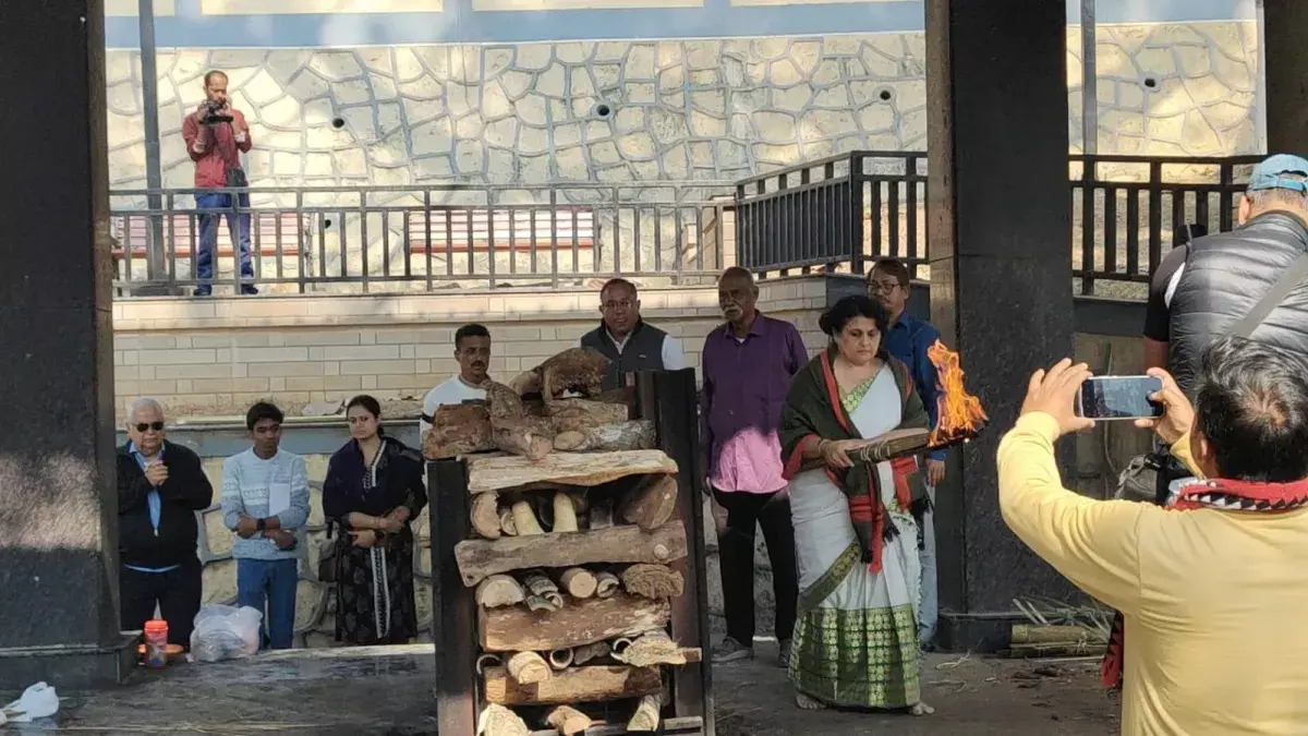 Assam: प्रांतिक के एडिटर प्रदीप बरुआ का गुवाहाटी में अंतिम संस्कार किया गया