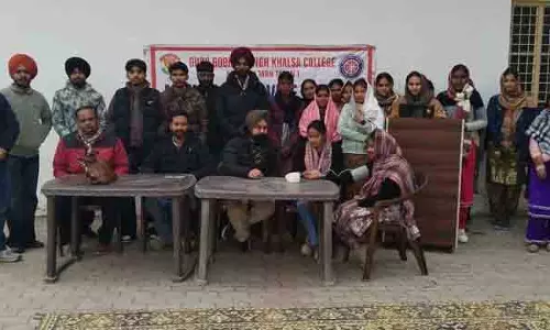सरहाली हेल्थ सेंटर ने Khalsa College में चेक-अप कैंप लगाया