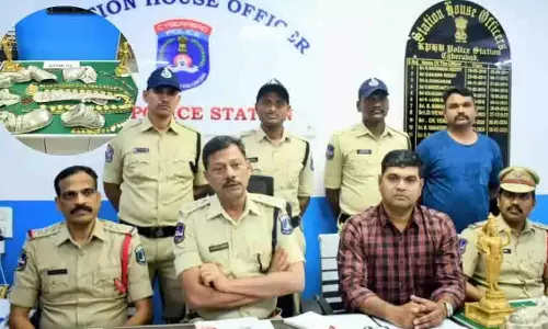 Hyderabad: मंदिर से सोना-चांदी चोरी के आरोप में 5 लोग गिरफ्तार