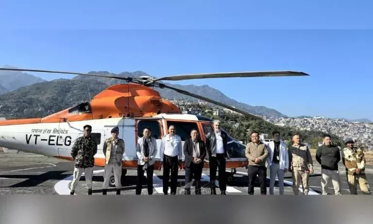 Pawan Hans ने नागालैंड में हेलीकॉप्टरों की ट्रायल लैंडिंग की Pawan Hans ने नागालैंड में हेलीकॉप्टरों की ट्रायल लैंडिंग की