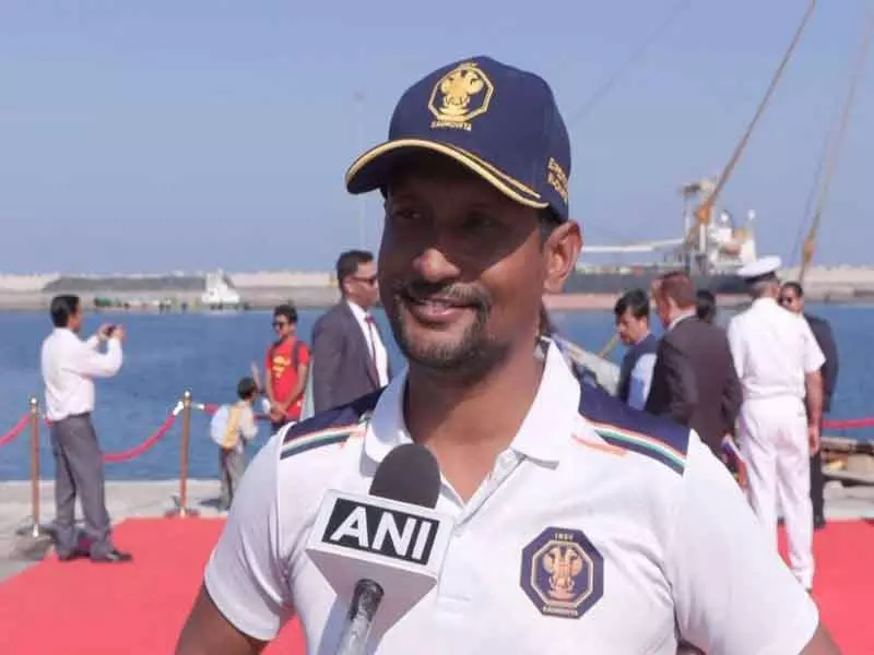 5वीं सदी की पेंटिंग से प्रेरित INSV कौंडिन्य की मस्कट यात्रा: आर्किटेक्ट हेमंत कुमार का खुलासा 5वीं सदी की पेंटिंग से प्रेरित INSV कौंडिन्य की मस्कट यात्रा: आर्किटेक्ट हेमंत कुमार का खुलासा