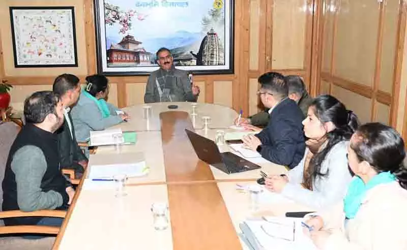 हिमाचल सरकार राज्य पोषण नीति बनाएगी: CM हिमाचल सरकार राज्य पोषण नीति बनाएगी: CM