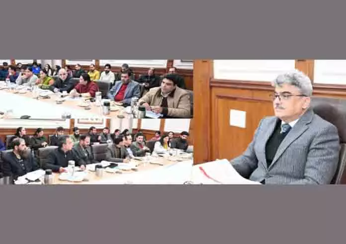 JAMMU: मुख्य सचिव ने सामाजिक कल्याण योजनाओं की प्रगति की समीक्षा की JAMMU: मुख्य सचिव ने सामाजिक कल्याण योजनाओं की प्रगति की समीक्षा की