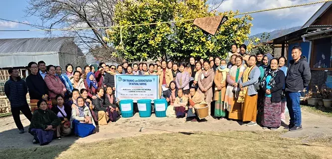 SIIRO: प्राकृतिक खेती पर प्रशिक्षण-सह-डेमो कार्यक्रम