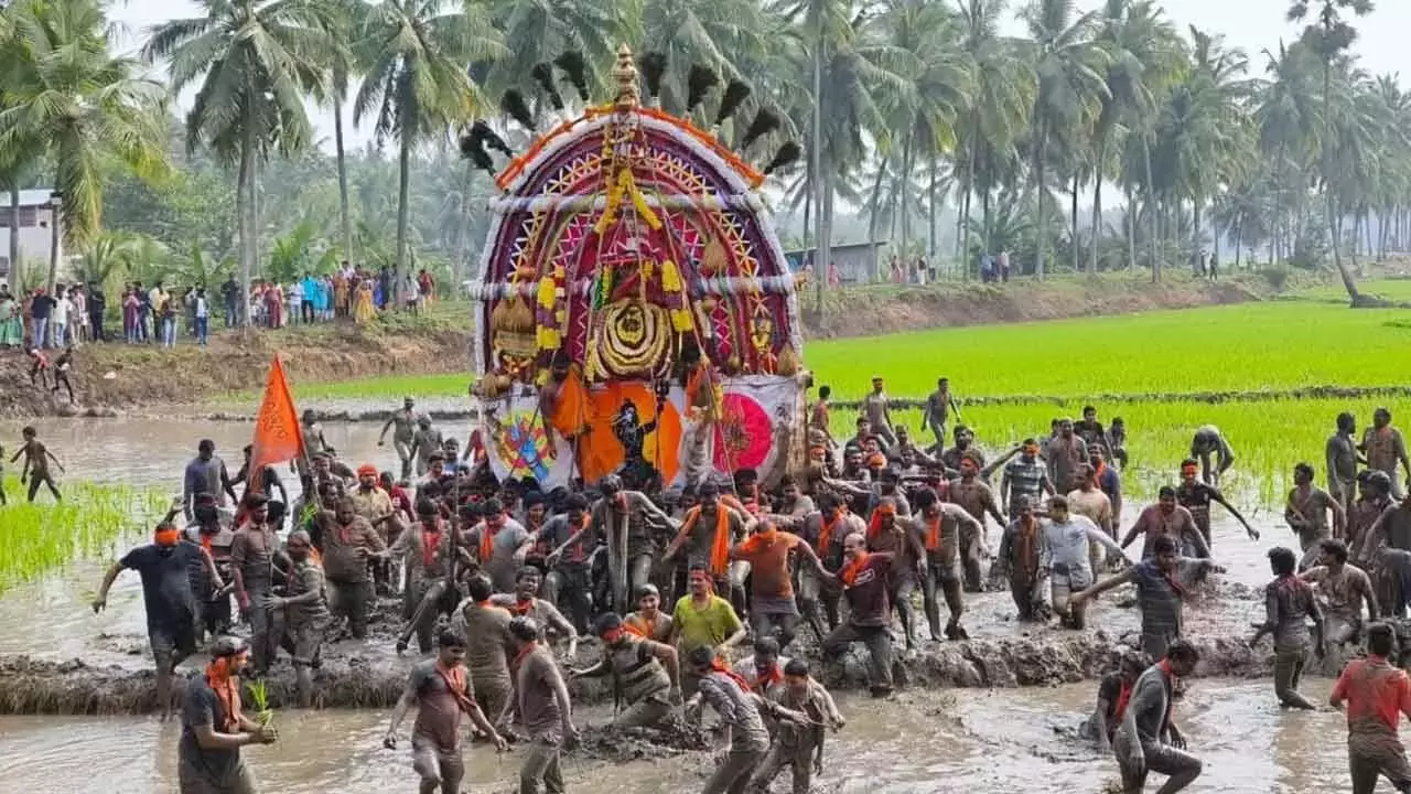 Andhra: जगन्नाथौटा में प्रभालु उत्सव धूमधाम से मनाया गया