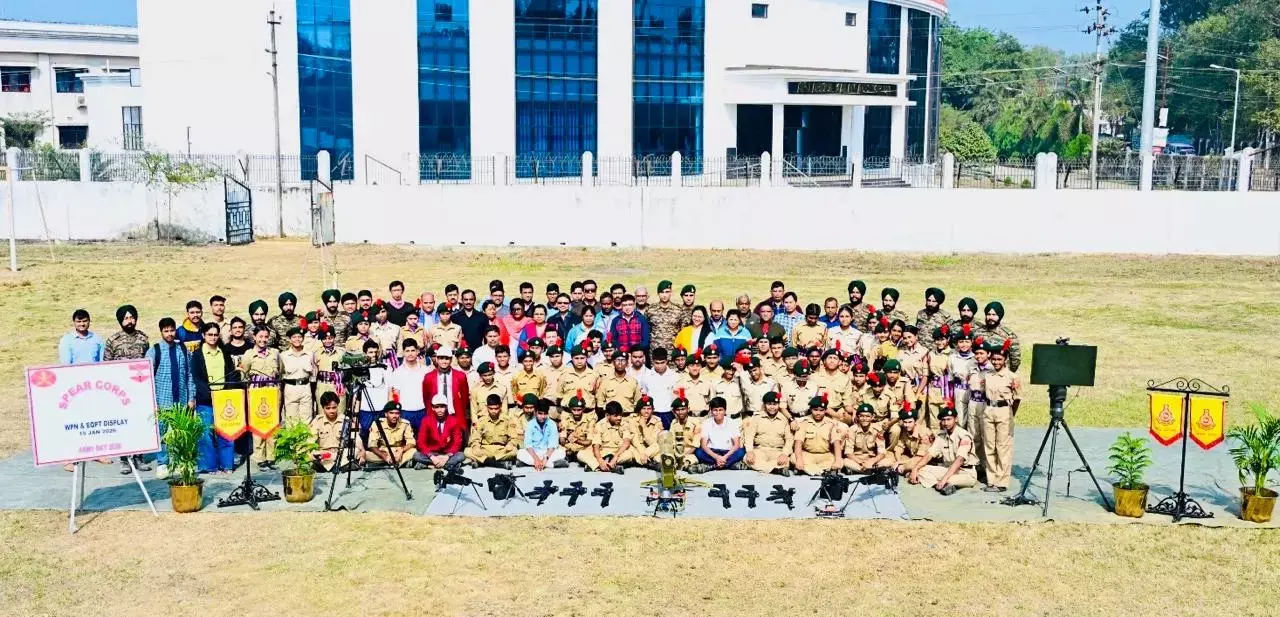 भारतीय सेना का शक्ति प्रदर्शन, TIT में आधुनिक हथियारों की प्रदर्शनी