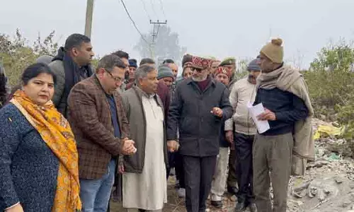 Sat Sharma, शाम लाल शर्मा ने पलौरा में तालाब के विकास कार्यों का निरीक्षण किया Sat Sharma, शाम लाल शर्मा ने पलौरा में तालाब के विकास कार्यों का निरीक्षण किया