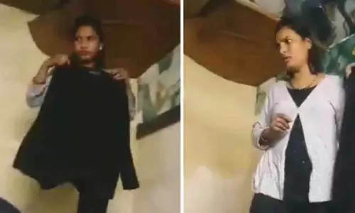 Jhansi के होटल में हाई वोल्टेज ड्रामा, पति ने पत्नी को प्रेमिका के साथ पकड़ा