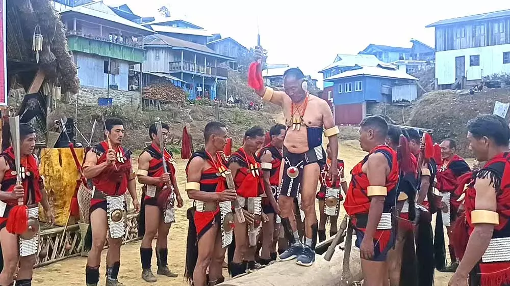 Nagaland : संगफूर गांव में मिनी हॉर्नबिल फेस्टिवल शुरू हुआ