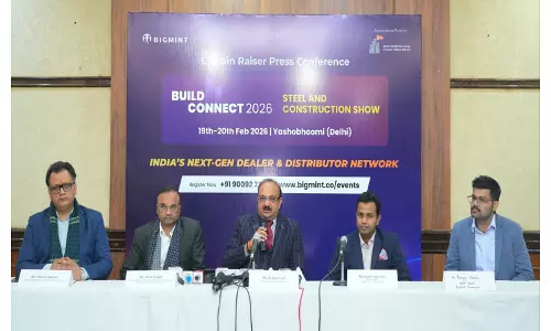 स्टील और निर्माण क्षेत्र के विस्तार के साथ-साथ बिल्ड कनेक्ट 2026 डीलर-वितरक Network पर प्रकाश डालेगा