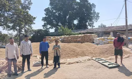 अवैध धान तस्करी पर बड़ी कार्रवाई, 14711 कट्टा धान और 3 वाहन जब्त