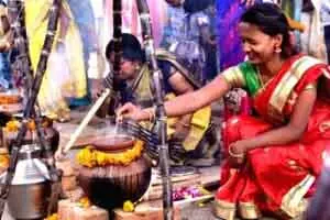 Tamil Nadu में पोंगल धूमधाम से मनाया गया Tamil Nadu में पोंगल धूमधाम से मनाया गया