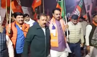 बीएमसी चुनाव में मिली जीत का जश्न बिहार भाजपा कार्यालय में मनाया गया बीएमसी चुनाव में मिली जीत का जश्न बिहार भाजपा कार्यालय में मनाया गया