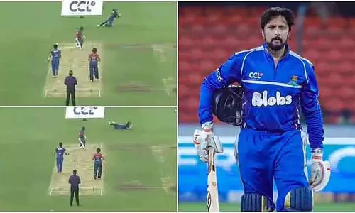 CCL 2026: किच्चा सुदीप ने CCL में शानदार कैच पकड़ा CCL 2026: किच्चा सुदीप ने CCL में शानदार कैच पकड़ा