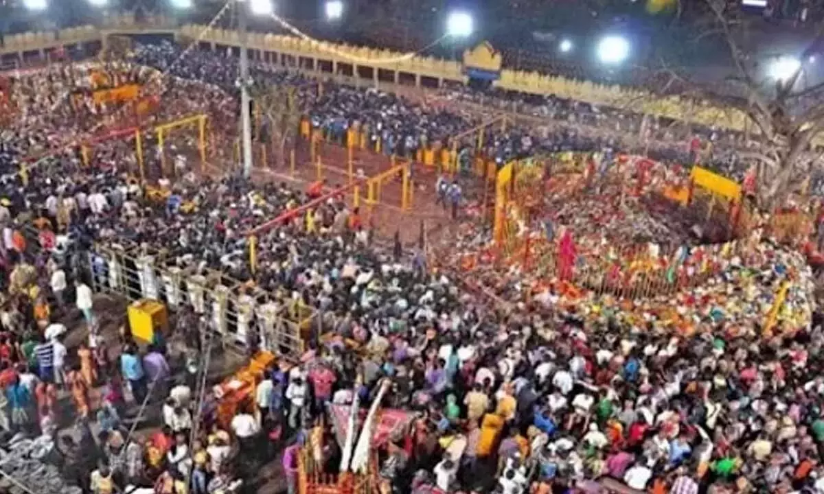 Medaram में एशिया के सबसे बड़े आदिवासी त्योहार के लिए बड़े पैमाने पर तैयारियां की गई हैं