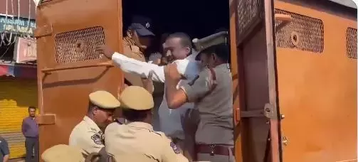 Police ने बीआरएस कार्यकर्ताओं को सिकंदराबाद नगर निगम की मांग