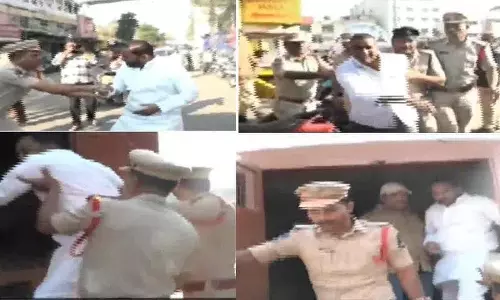 पुलिस ने सिकंदराबाद रेलवे स्टेशन और अल्फा होटल से BRS नेताओं को गिरफ्तार किया