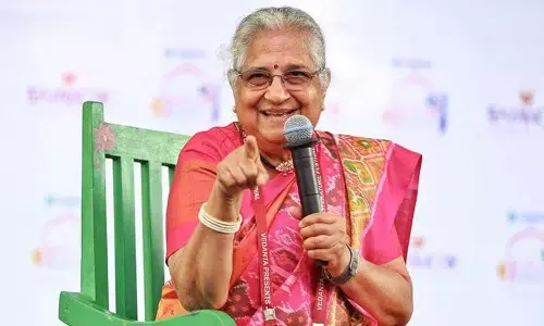Sudha Murty ने जयपुर लिटरेचर फेस्टिवल में बंटवारे पर चर्चा की Sudha Murty ने जयपुर लिटरेचर फेस्टिवल में बंटवारे पर चर्चा की