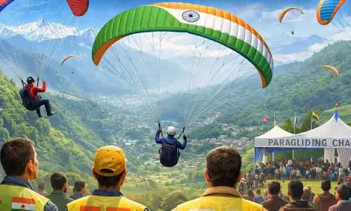 Sikkim के पाकयोंग में तीन दिवसीय पैराग्लाइडिंग चैंपियनशिप शुरू हुई Sikkim के पाकयोंग में तीन दिवसीय पैराग्लाइडिंग चैंपियनशिप शुरू हुई
