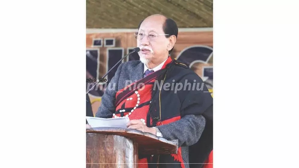 Nagaland : त्योहारों से एकता और भाईचारा बढ़ना चाहिए रियो Nagaland : त्योहारों से एकता और भाईचारा बढ़ना चाहिए रियो