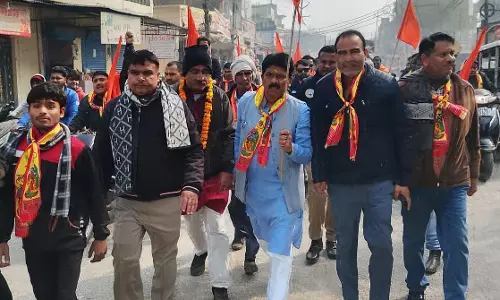 Bareilly: विराट हिंदू सम्मेलन के अवसर पर भव्य रैली का आयोजन