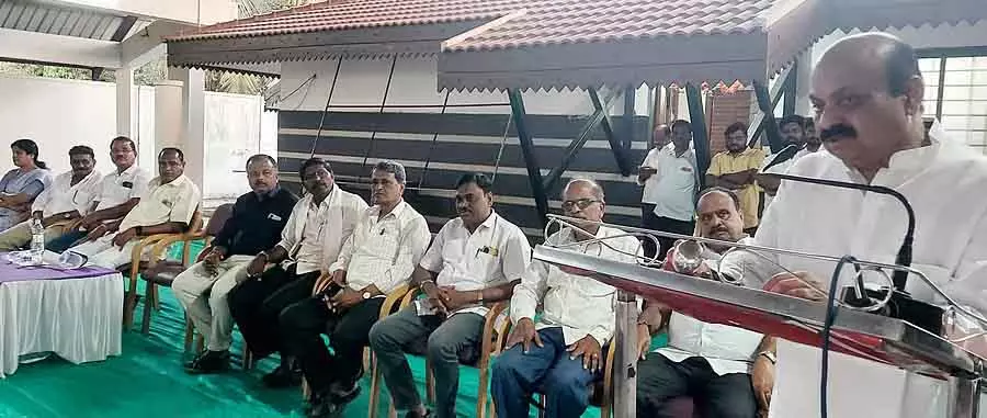 लोकतंत्र में अन्याय के खिलाफ विरोध: MP Bommai लोकतंत्र में अन्याय के खिलाफ विरोध: MP Bommai