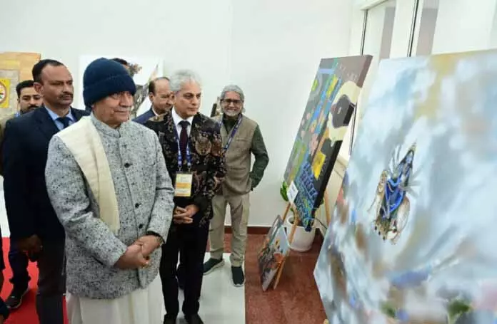एलजी ने IIM जम्मू में इंटरनेशनल पेंटिंग वर्कशॉप के समापन सत्र में भाग लिया एलजी ने IIM जम्मू में इंटरनेशनल पेंटिंग वर्कशॉप के समापन सत्र में भाग लिया