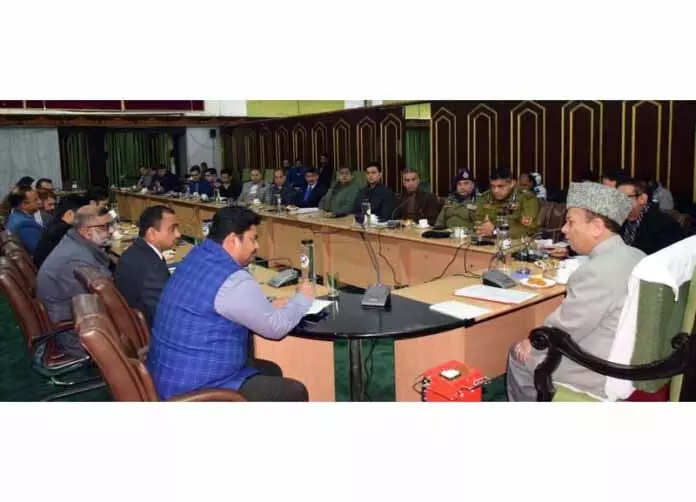 JAMMU: विधानसभा अध्यक्ष ने बजट सत्र की तैयारियों की समीक्षा की JAMMU: विधानसभा अध्यक्ष ने बजट सत्र की तैयारियों की समीक्षा की