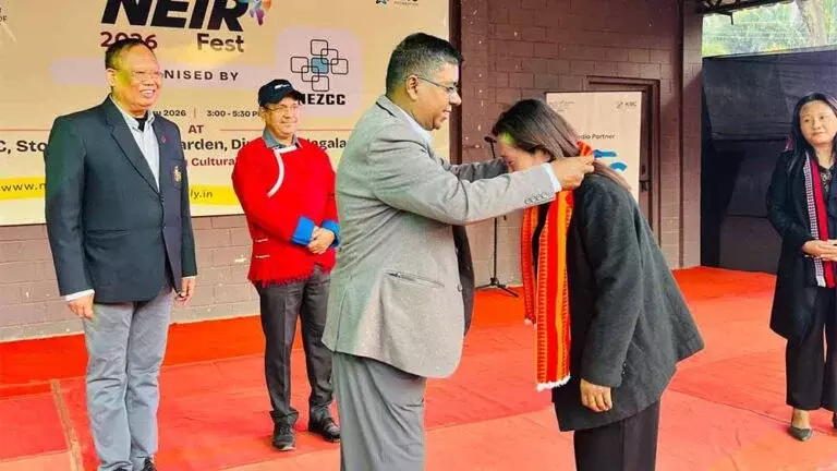 Nagaland : पूर्वोत्तर एकीकरण रैली के नागालैंड चरण को हरी झंडी दिखाई गई Nagaland : पूर्वोत्तर एकीकरण रैली के नागालैंड चरण को हरी झंडी दिखाई गई