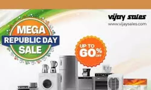 Vijay Sales Republic Day Sale :iPhone से लेकर Smart TV तक बंपर छूट Vijay Sales Republic Day Sale :iPhone से लेकर Smart TV तक बंपर छूट