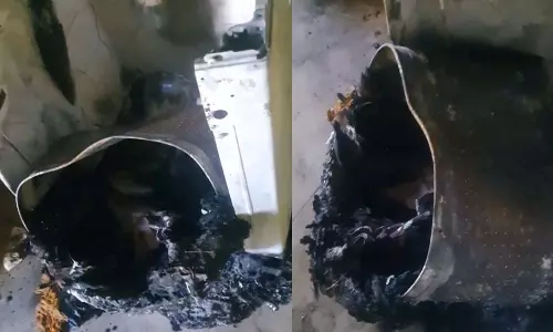 Hyderabad :वॉशिंग मशीन में जोरदार  धमाका, इलाके में हड़कंप