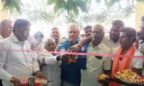 Chikkanayakanahalli : अंबेडकर भवन का लोकार्पण