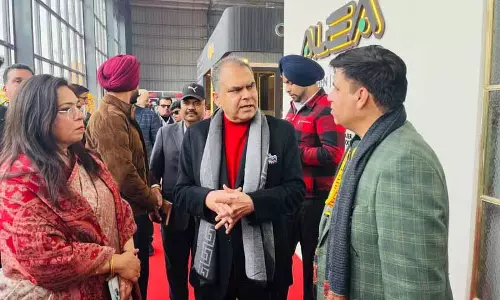 Ludhiana: नए सेंटर में प्रैक्टिस सेशन के दौरान एक उभरता हुआ वेटलिफ्टर Ludhiana: नए सेंटर में प्रैक्टिस सेशन के दौरान एक उभरता हुआ वेटलिफ्टर
