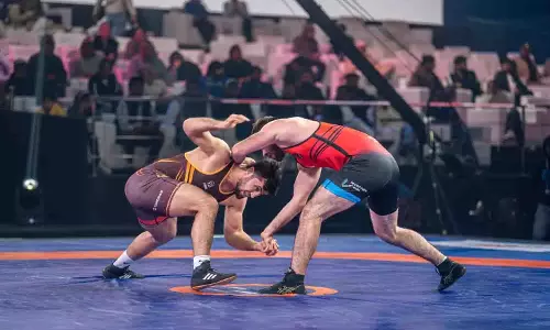 PWL 2026: हरियाणा थंडर्स ने दंगल वॉरियर्स पर 6-3 से शानदार जीत दर्ज की PWL 2026: हरियाणा थंडर्स ने दंगल वॉरियर्स पर 6-3 से शानदार जीत दर्ज की