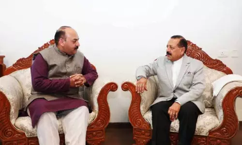 मुनीश शर्मा ने Dr. Jitendra Singh से मुलाकात की