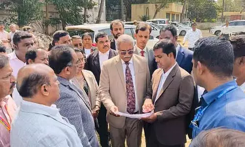 Mandya : जज ने काम का निरीक्षण किया