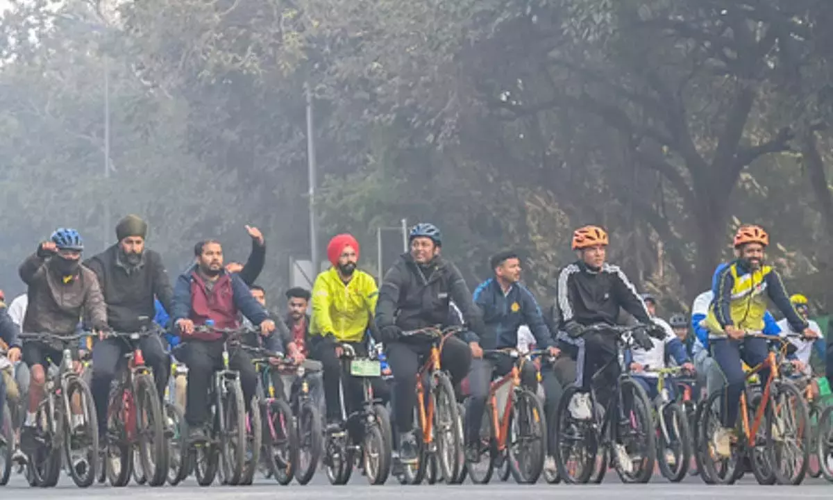 Fit India इनिशिएटिव ने गाचीबोवली स्टेडियम में संडे ऑन साइकिल इवेंट का आयोजन किया Fit India इनिशिएटिव ने गाचीबोवली स्टेडियम में संडे ऑन साइकिल इवेंट का आयोजन किया