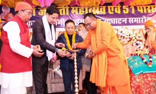 CM ने कलिम्पोंग में स्वर्ण जयंती महोत्सव और श्री कृष्ण प्रणामी प्रार्थना भवन के उद्घाटन