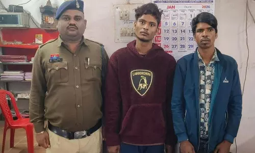 गंज-क्राइम ब्रांच TI की त्वरित कार्रवाई, 2 शातिर चोरों को मिलकर पकड़ा