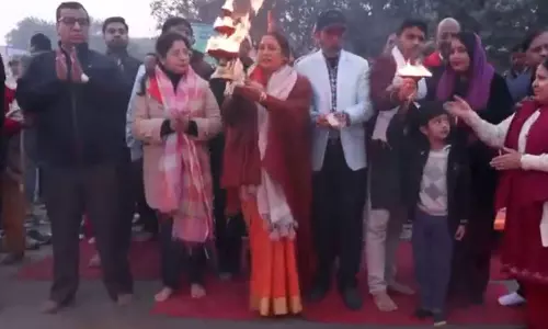 मौनी अमावस्या पर ITO पर विशेष यमुना आरती आयोजित की गई