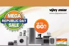 Vijay Sales Republic Day Sale :iPhone से लेकर Smart TV तक बंपर छूट Vijay Sales Republic Day Sale :iPhone से लेकर Smart TV तक बंपर छूट