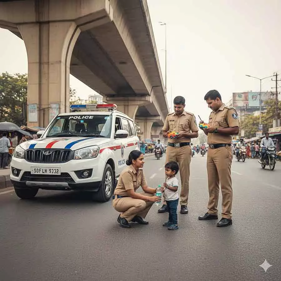 Bengaluru : पुलिस ने 2 साल के बच्चे को उसके माता-पिता के पास वापस भेजा Bengaluru : पुलिस ने 2 साल के बच्चे को उसके माता-पिता के पास वापस भेजा