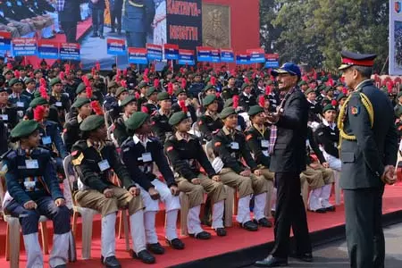 NCC कैडेट्स देश के गौरवशाली अतीत और उज्ज्वल भविष्य के बीच की कड़ी: रक्षा राज्य मंत्री संजय सेठ NCC कैडेट्स देश के गौरवशाली अतीत और उज्ज्वल भविष्य के बीच की कड़ी: रक्षा राज्य मंत्री संजय सेठ