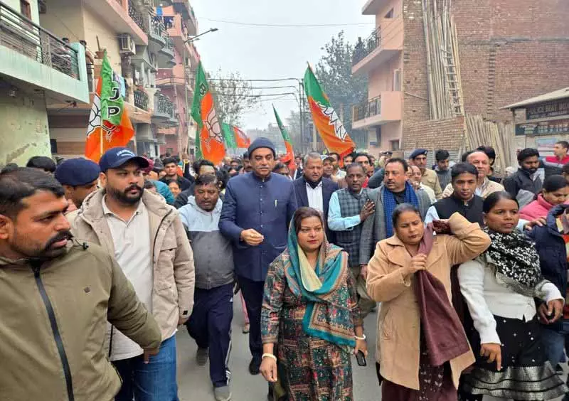 BJP ने पार्षदों के खिलाफ मामले को लेकर आप की आलोचना की BJP ने पार्षदों के खिलाफ मामले को लेकर आप की आलोचना की
