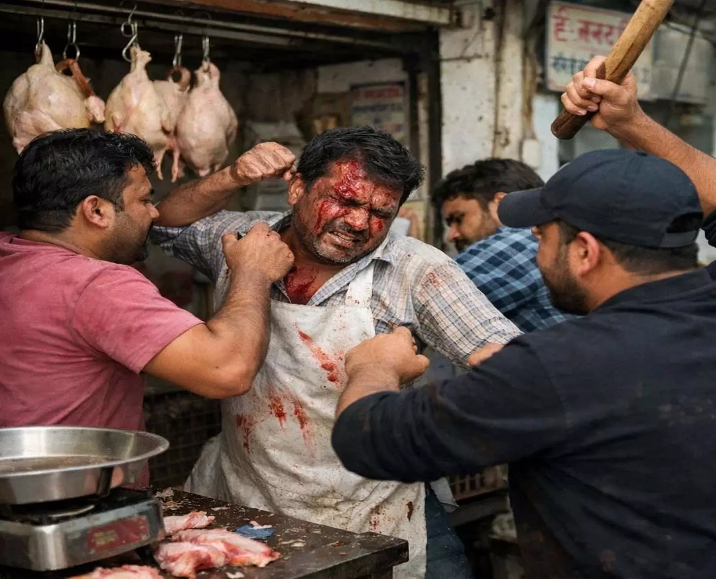 बिलाल नगर में चिकन दुकान संचालक से मारपीट, FIR दर्ज बिलाल नगर में चिकन दुकान संचालक से मारपीट, FIR दर्ज