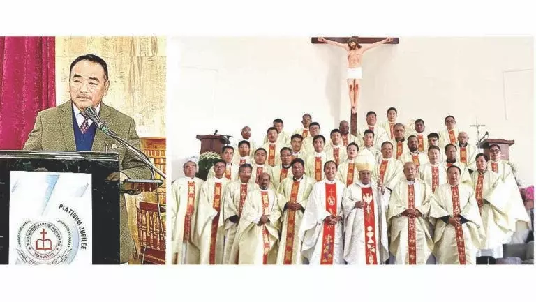 Nagaland: एनबीसी, सेंट मैरी सीसी ने प्लेटिनम जुबली मनाई