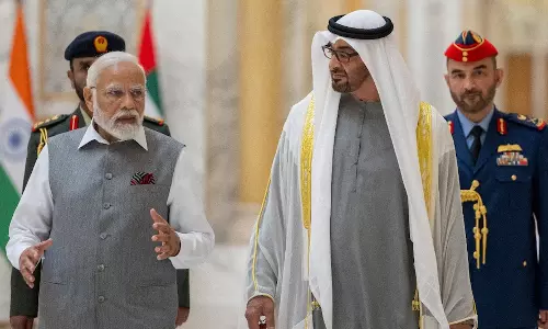UAE के राष्ट्रपति आज भारत दौरे पर UAE के राष्ट्रपति आज भारत दौरे पर