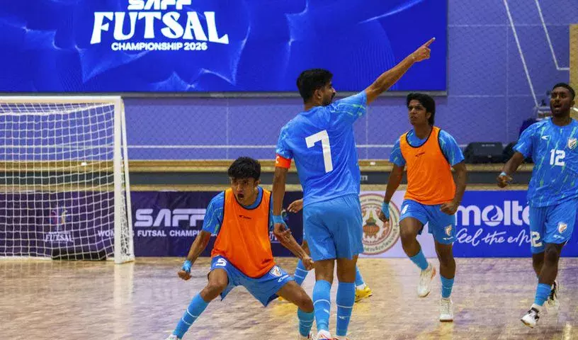 भारत ने SAFF फुटसल में वापसी करते हुए नेपाल से 3-3 से ड्रॉ खेला